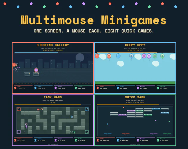 Multimouse Minigames screenshot